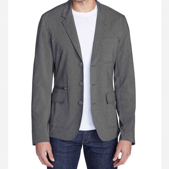 Eddie Bauer Ultimate Voyager Travex Grey Blazer 42 - Picture 1 of 16